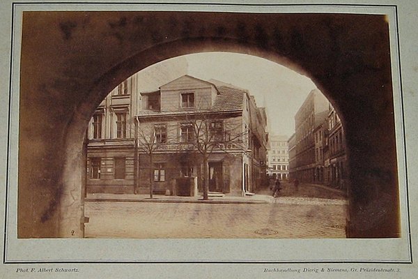 10 original Fotos vom alten Berlin ~ F.A. Schwartz etwa 1865-1890