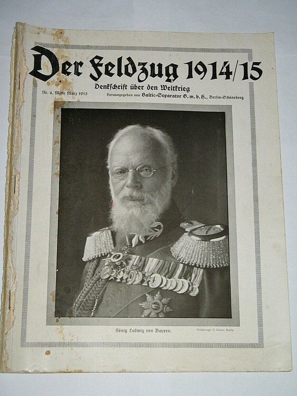 Der Feldzug 1914/15 - Denkschrift über den Weltkrieg ~ Ausgabe Nr. 4
