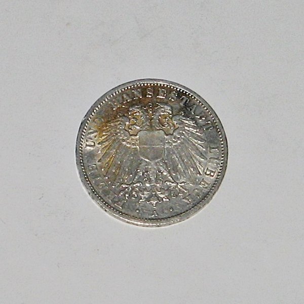 3 Mark 1911 ~ Freie und Hansestadt Lübeck