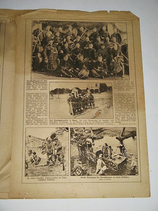 5x Illustrierte Kriegs-Zeitung von 1915