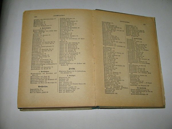 Henriette Davidis Kochbuch von 1939 ~ 1233 Rezepte
