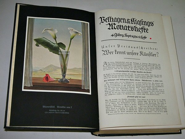 Velhagen & Klasings Monatshefte ~ gebundene Ausgaben 1931/32