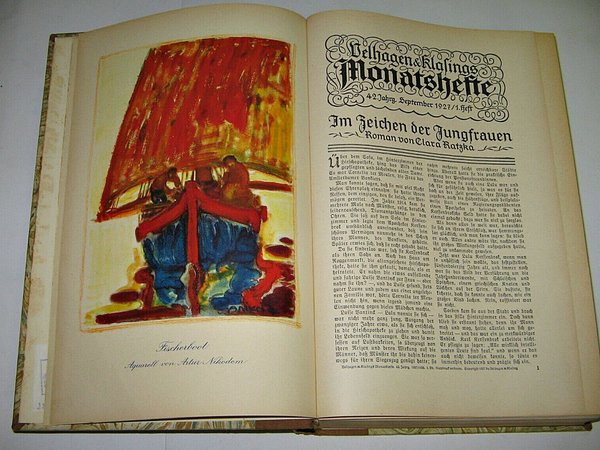 Velhagen & Klasings Monatshefte ~ gebundene Ausgaben 1927/28