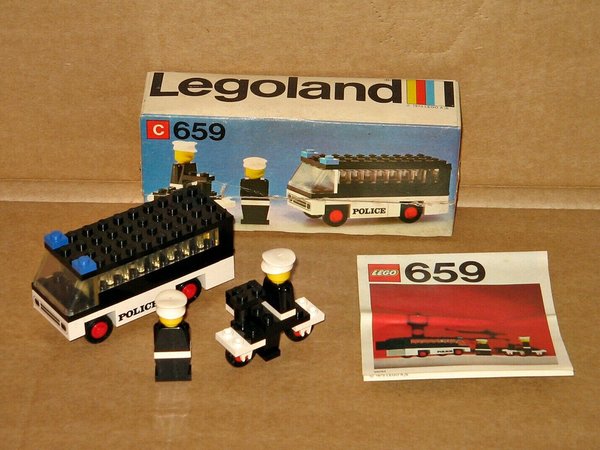 LEGO 659 ~ Police Patrol + OVP + Bauanleitung ~ 1975