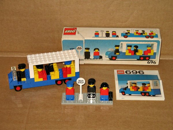LEGO 696 ~ Bus Station + OVP + Bauanleitung ~ 1976