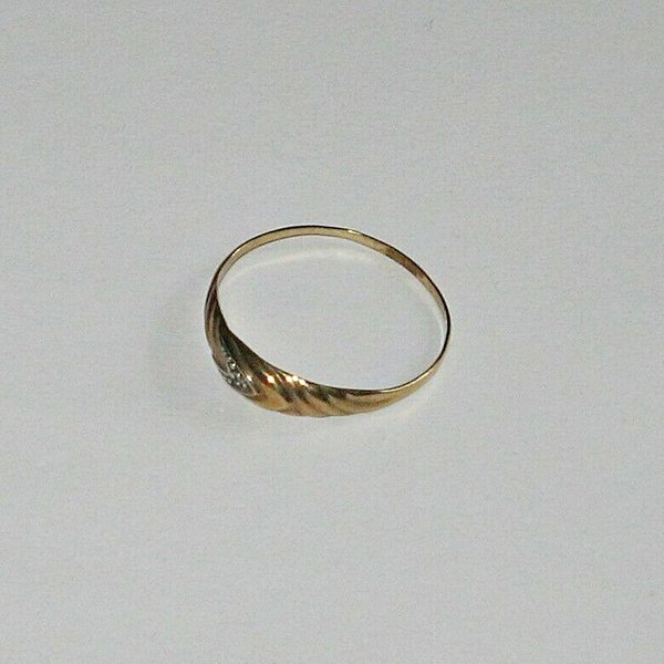 Damen-Ring ~ 333er Gold ~ Bicolor ~ Ringgröße 60