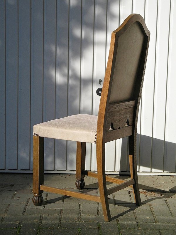 2 Stühle um 1925 ~ wohnfertig aufgearbeitet