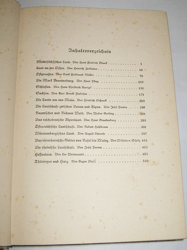 Das Deutschlandbuch ~ mit 388 Bildern ~ um 1939