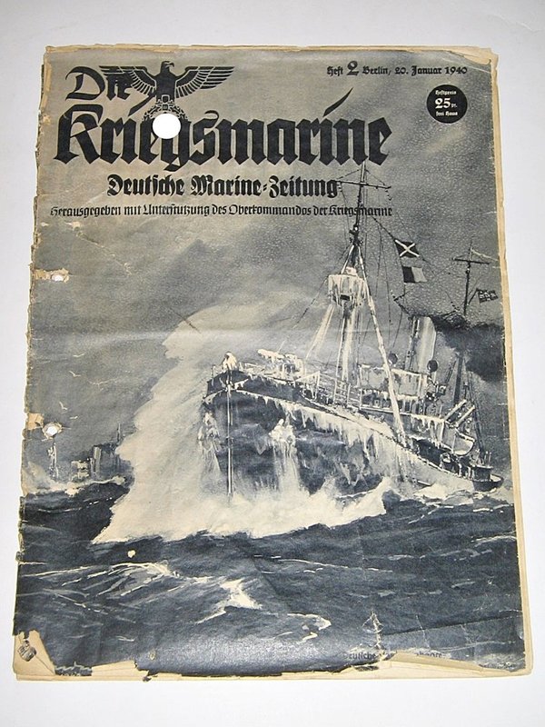 Die Kriegsmarine - Deutsche Marine Zeitung ~ Heft 2 vom 20. Januar 1940