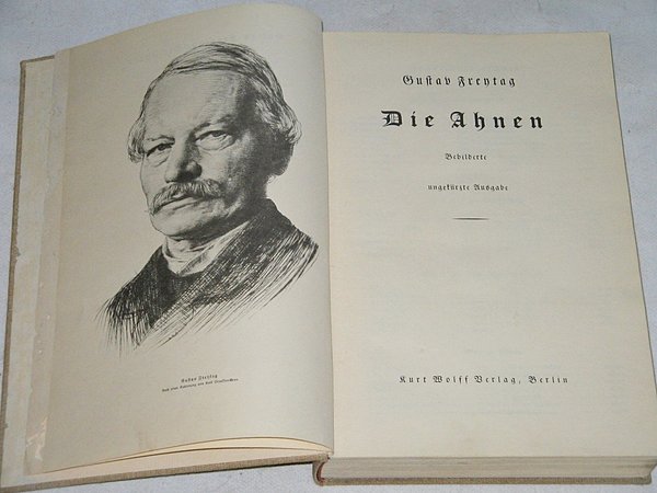 Gustav Freytag - Die Ahnen ~ ungekürzte, bebilderte Ausgabe um 1910