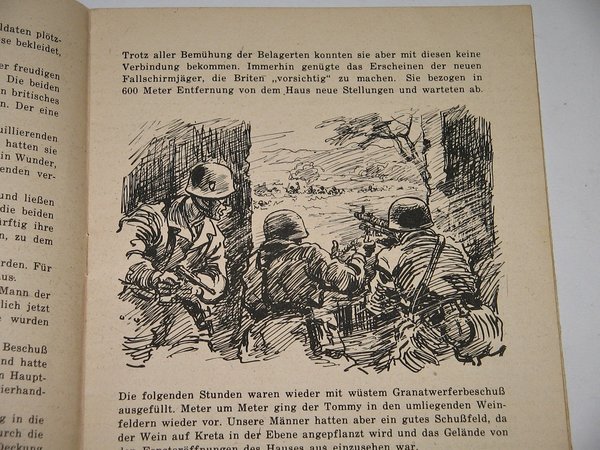 Ernst Erich Srassl - Kampf auf Kreta ~ um 1944