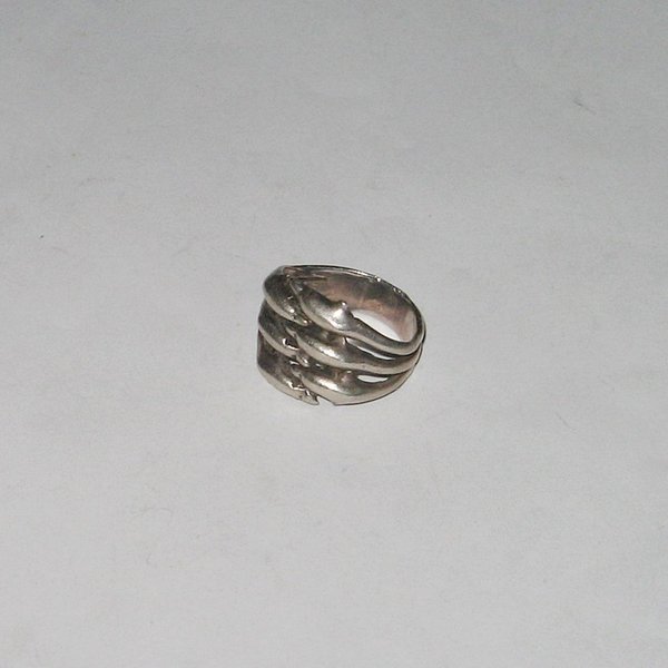 Silber-Ring mit 6 Delfinen ~ Ringgröße 55
