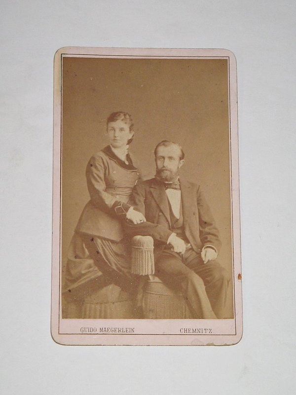 CDV-Foto "Ehepaar" um 1890