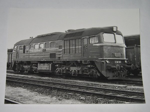 Grossfoto Diesellok V 200 303 ~ 1974