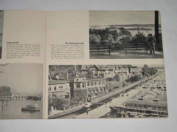 Prospekt "Kiel - Die Reichsmarinestadt" ~ um 1936