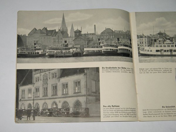 Prospekt "Kiel - Die Reichsmarinestadt" ~ um 1936