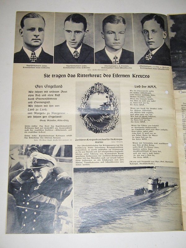 Die Kriegsmarine - Deutsche Marine Zeitung - Heft 18 vom 20. September 1940