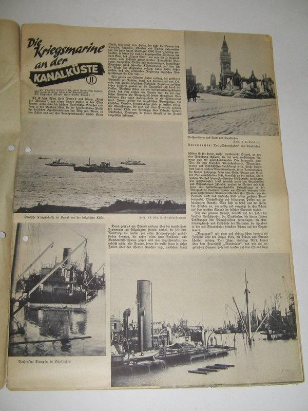 Die Kriegsmarine - Deutsche Marine Zeitung - Heft 22 vom 20. November 1940