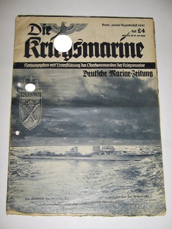 Die Kriegsmarine - Deutsche Marine Zeitung - Heft 24 vom 20. Dezember 1940