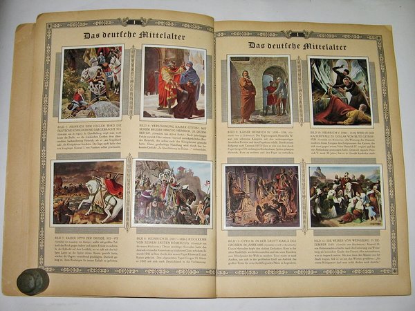 Sammelbilder-Album Bilder Deutscher Geschichte ~ 1936