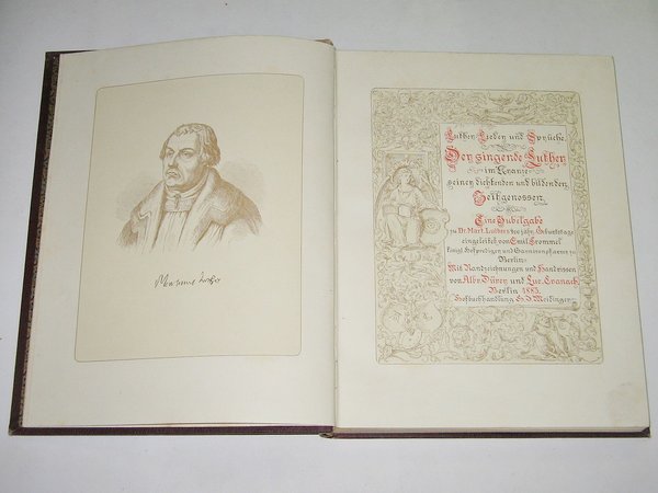 Emil Frommel - Der singende Luther ~ Jubelausgabe 1883
