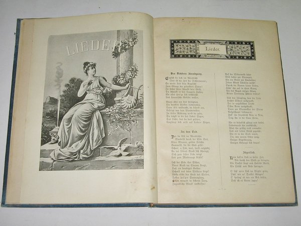 Ludwig Uhland's Gedichte ~ illustrierte Ausgabe um 1900