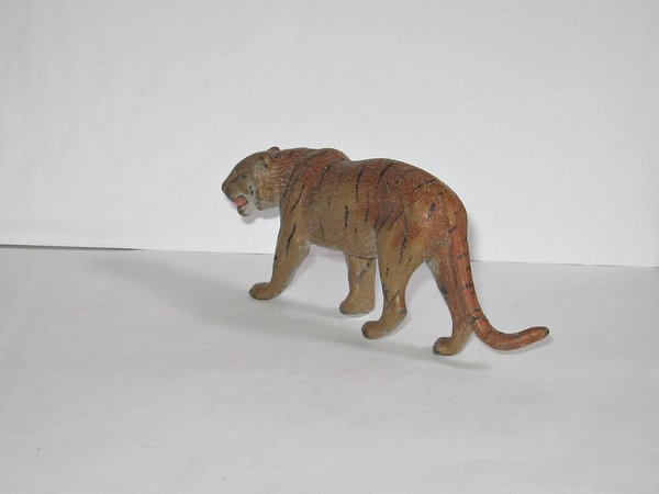 Tiger, schreitend ~ Lineol Massefigur