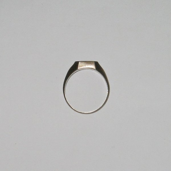 Silber-Ring mit kleinem, rotem Stein ~ 835er ~ Ringgröße 62