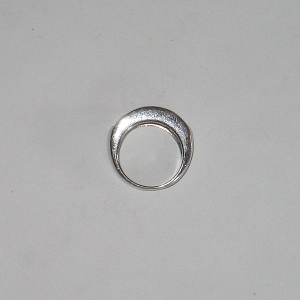 breiter Silber-Ring mit vier weißen Steinen ~ Ringgröße 56/57 ~ Ricarda M.
