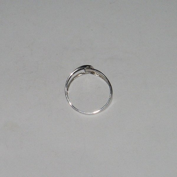 Silber-Ring mit zwei Schlaufen ~ 925er ~ Ringgröße 63