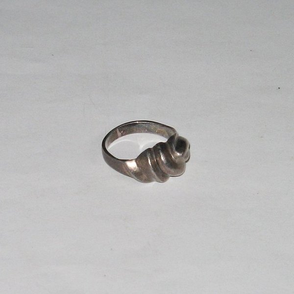 Silber-Ring, verschlungen gewölbt ~  925er ~ Ringgröße 52/53