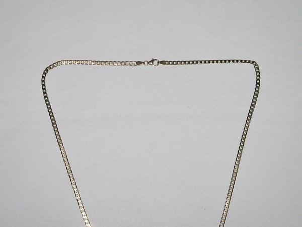 schöne, schlichte Damen-Halskette ~ 333er Gelbgold