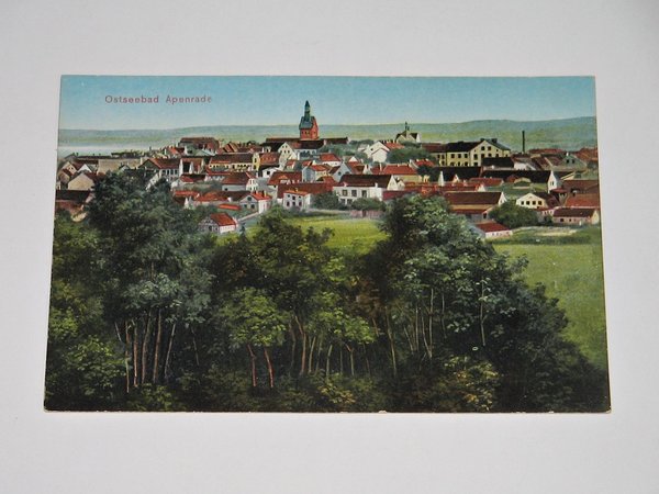 Ansichtskarte Apenrade ~ Panorama um 1910 ~ Nordschleswig