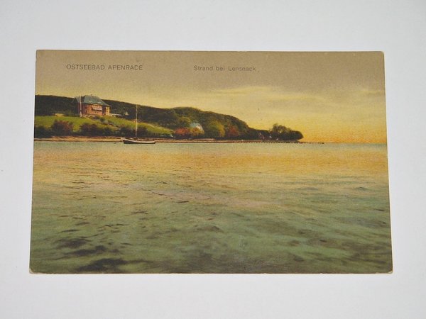 Ansichtskarte Apenrade - Strand bei Lensnack ~ um 1910 ~ Nordschleswig