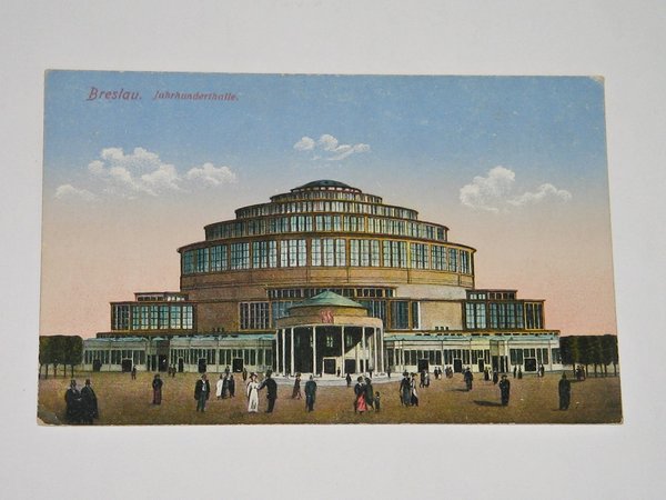 Ansichtskarte Breslau - Jahrhunderthalle ~ um 1914 ~ Schlesien