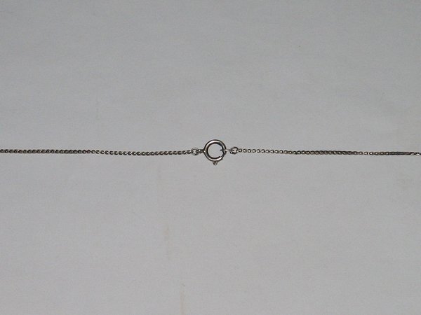 lange Damen-Halskette mit filigranem Anhänger ~ 835er
