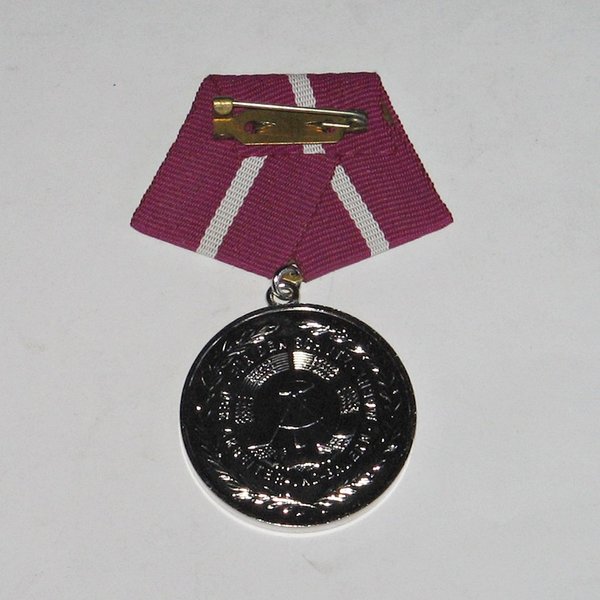 Medaille für treue Pflichterfüllung in der Zivilverteidigung der DDR in Silber