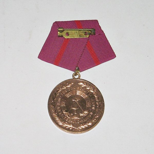 Medaille für treue Pflichterfüllung in der Zivilverteidigung der DDR in Bronze