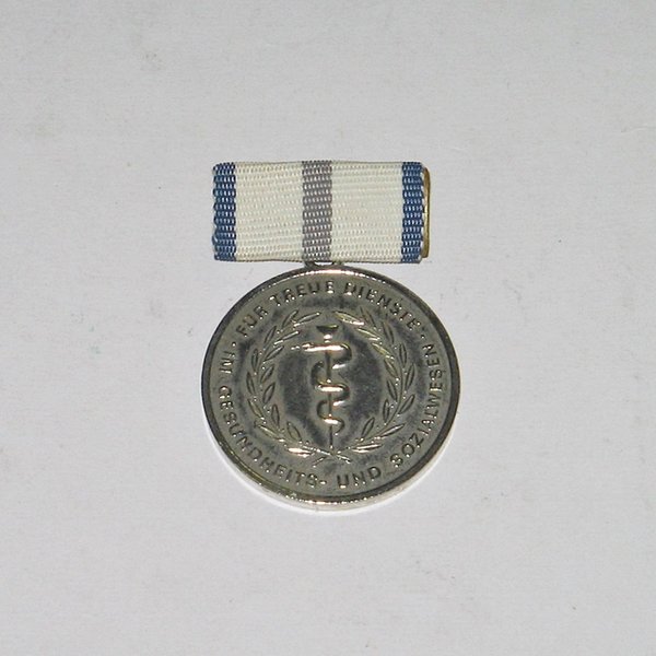 Medaille für treue Dienste im Gesundheits- und Sozialwesen in Silber