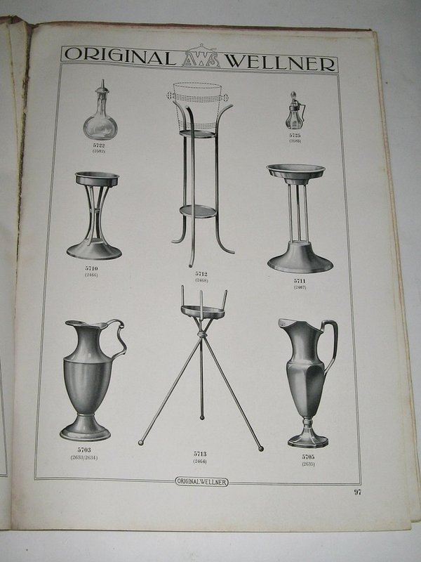 Katalog der Sächsischen Metallwaren-Fabrik August Wellner Söhne / Aue ~ um 1920