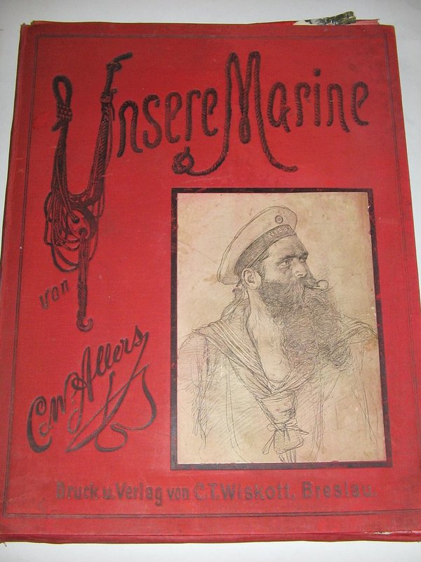 Bildband "Unsere Marine" von C.W. Allers ~ um 1910