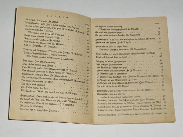 Das neue Soldaten-Liederbuch ~ um 1940