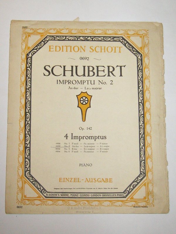 Schubert - Impromptu No. 2