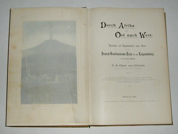 G.A. Graf von Götzen - Durch Afrika von Ost nach West ~ 1895