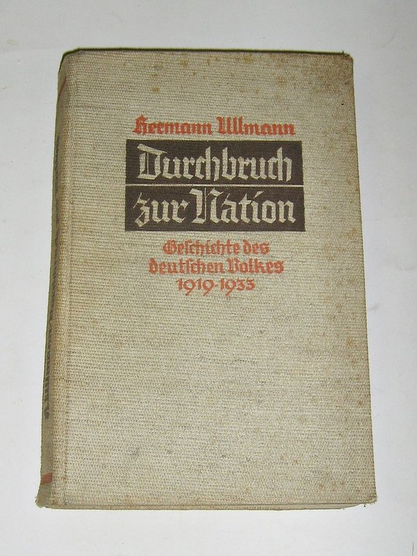 Hermann Ullmann - Durchbruch zur Nation ~ 1933