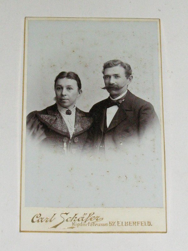 CDV-Foto "Eheleute" um 1895
