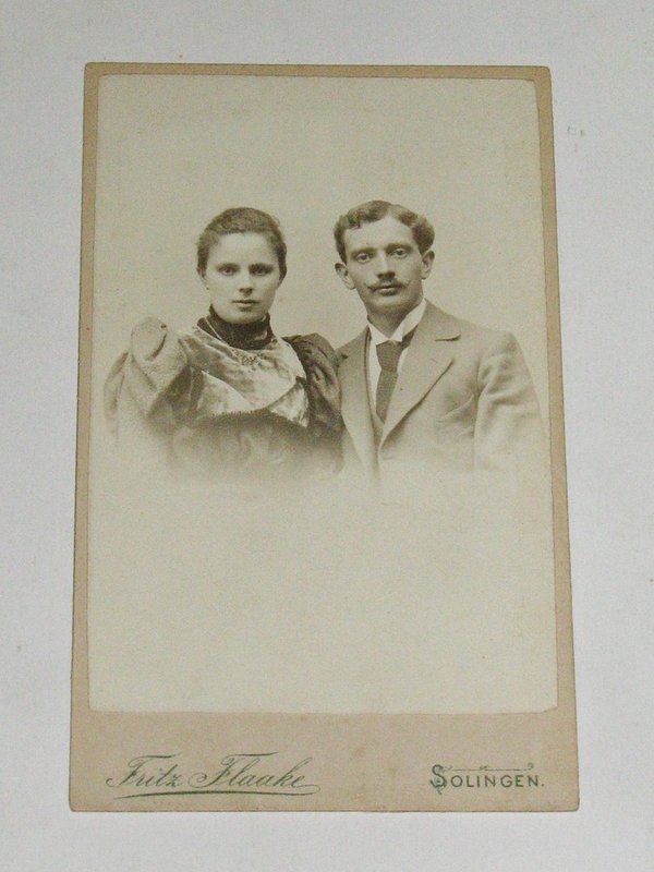 CDV-Foto "Eheleute" um 1890