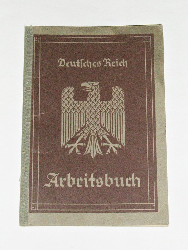 Arbeitsbuch von 1936