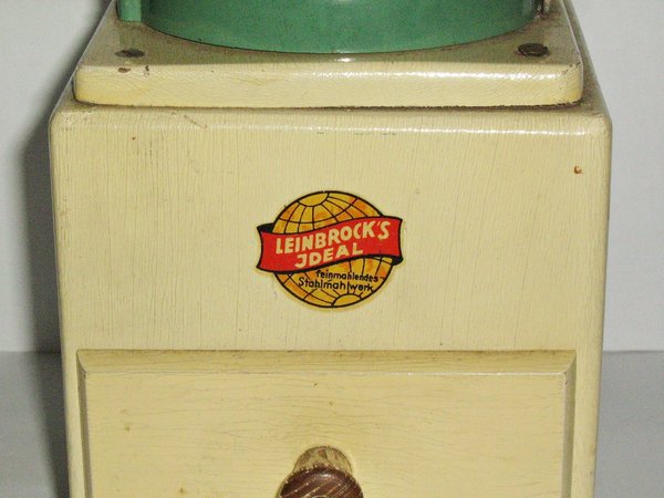 alte mechanische Kaffeemühle "Leinbrocks Ideal"