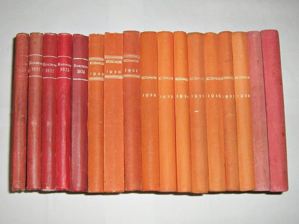 17 Bände "Kosmos" Handweiser für Naturfreunde ~ 1920-1944